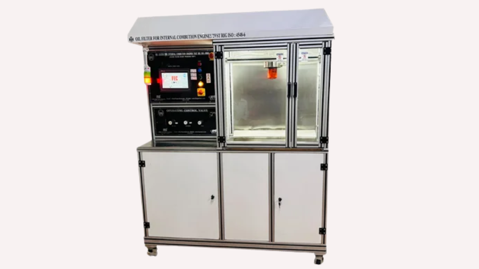 Lubricating Oil Filter Testing Equipment Manufacturer in India